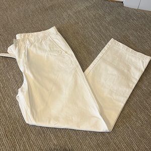 Men’s Daniel Cremieux White cotton pants size 34x32 -Derby